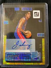 Jaden Ivey [Signature Choice Black Gold] #205 Basketball Cards 2022 Panini Donruss Prices