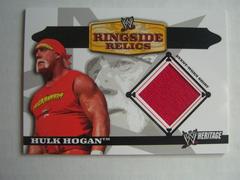 Hulk Hogan Wrestling Cards 2006 Topps Heritage II WWE Ringside Relics Prices