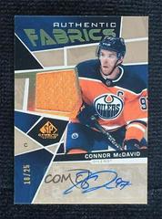 Connor McDavid [Autograph] Hockey Cards 2021 SP Game Used Authentic Fabrics Prices