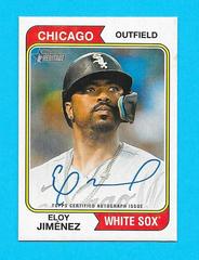 Eloy Jimenez #ROA-EJ Baseball Cards 2023 Topps Heritage Real One Autographs Prices