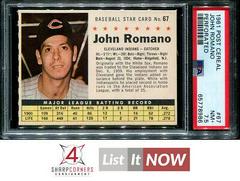 John Romano [Perforated] #67 Baseball Cards 1961 Post Cereal Prices