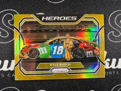 Kyle Busch [Gold] #H13 Racing Cards 2021 Panini Prizm Heroes Prices