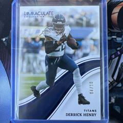 Derrick Henry [Blue] #49 Football Cards 2023 Panini Immaculate Prices