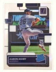 Aaron Ashby [Purple] #62 Baseball Cards 2022 Panini Chronicles Clearly Donruss Prices