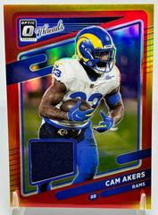 Cam Akers [Prime] Football Cards 2021 Panini Donruss Optic Threads Prices