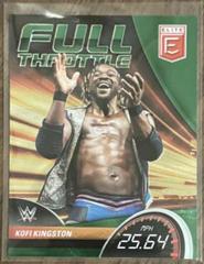 Kofi Kingston [Green] #1 Wrestling Cards 2023 Donruss Elite WWE Full Throttle Prices