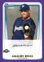 Amaury Rivas Baseball Cards 2011 Bowman Prospects Prices