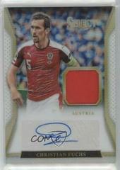 Christian Fuchs [White] Soccer Cards 2016 Panini Select Jersey Autographs Prices