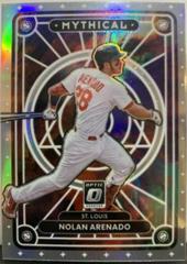 Nolan Arenado [Holo] #MTH-8 Baseball Cards 2022 Panini Donruss Optic Mythical Prices