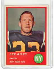 Lee Riley Football Cards 1963 Fleer Prices