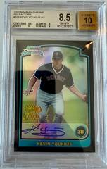 Kevin Youkilis [Refractor Autograph] #336 Baseball Cards 2003 Bowman Chrome Prices