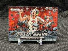Nick Smith Jr. [Red Ice] #3 Basketball Cards 2023 Panini Prizm Draft Picks Break Prices