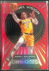 Russell Westbrook [Red Flood] #4 Basketball Cards 2021 Panini Obsidian Tunnel Vision Prices