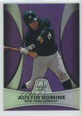 Austin Romine [Purple Refractor] #PP19 Baseball Cards 2010 Bowman Platinum Prospects Prices