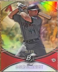 Paul Goldschmidt [Orange] #8 Baseball Cards 2016 Bowman Platinum Prices