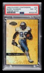 Barry Sanders [Finesse Gold] #189 Football Cards 1999 Playoff Contenders Prices