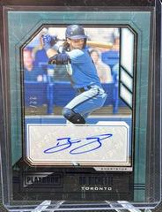 Bo Bichette [Blue] #PA-BO Baseball Cards 2021 Panini Chronicles Playbook Autographs Prices