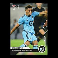 Hassani Dotson Soccer Cards 2021 Topps Now MLS Prices