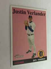 Justin Verlander #296 Baseball Cards 2007 Topps Heritage Prices