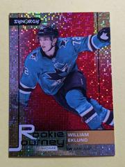 William Eklund [Red] Hockey Cards 2021 Upper Deck Synergy Rookie Journey Home Prices