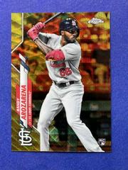 Randy Arozarena [Gold Wave Refractor] #49 Baseball Cards 2020 Topps Chrome Prices