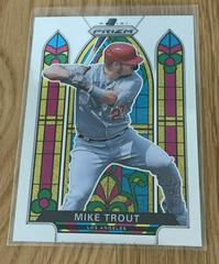 Mike Trout #SG-1 Baseball Cards 2021 Panini Prizm Stained Glass Prices