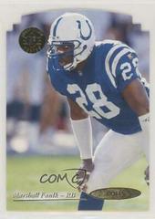 Marshall Faulk [Die Cut] #121 Football Cards 1995 SP Championship Prices