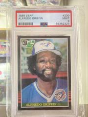 Alfredo Griffin #230 Baseball Cards 1985 Leaf Prices