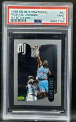 Michael Jordan #97 Basketball Cards 1998 Upper Deck International MJ Stickers Prices