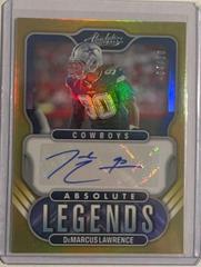 DeMarcus Lawrence [Gold] Football Cards 2022 Panini Absolute Legends Signatures Prices
