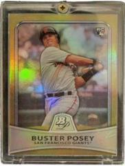 Buster Posey [Gold Refractor] Baseball Cards 2010 Bowman Platinum Prices