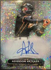 Aeverson Arteaga [Speckle] #BSP-56 Baseball Cards 2022 Bowman Sterling Prices