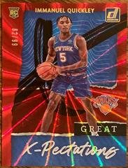 Immanuel Quickley [Red Laser] Basketball Cards 2020 Donruss Great X-Pectations Prices