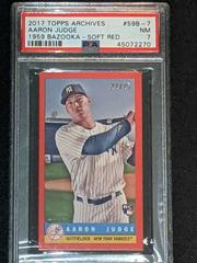 Aaron Judge [Soft Red] #59B-7 Baseball Cards 2017 Topps Archives 1959 Bazooka Prices