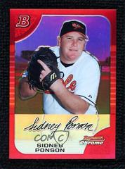 Sidney Ponson [Refractor] #39 Baseball Cards 2005 Bowman Chrome Prices