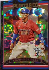 Francisco Lindor [Black Difractor] Baseball Cards 2023 Topps World Classic 2006 Prices