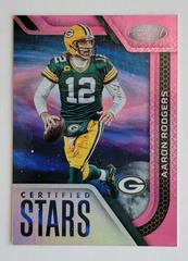 Aaron Rodgers [Pink] #CS-7 Football Cards 2022 Panini Certified Stars Prices