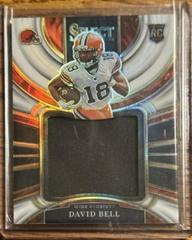 David Bell [White] #JS-30 Football Cards 2022 Panini Select Jumbo Rookie Swatches Prices