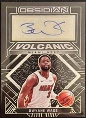 Dwyane Wade [Yellow] Basketball Cards 2021 Panini Obsidian Volcanic Signatures Prices