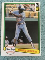 Alfredo Griffin #101 Baseball Cards 1982 Donruss Prices