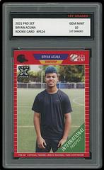 Bryan Acuna #PS24 Baseball Cards 2021 Pro Set Prices