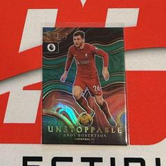Andy Robertson [Green] #7 Soccer Cards 2022 Panini Select Premier League Unstoppable Prices
