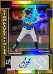 Josh Lowe [Gold] Baseball Cards 2022 Panini Donruss Signature Series Prices