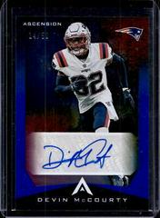 Devin McCourty [Blue] Football Cards 2021 Panini Chronicles Ascension Autographs Prices