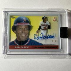 Rod Carew Baseball Cards 2022 Topps Clearly Authentic 1955 Reimagining Autographs Prices