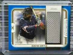 David Ortiz [Blue] #DJR-CSA Baseball Cards 2023 Topps Definitive Jumbo Relic Collection Prices