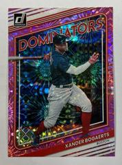 Xander Bogaerts [Pink Fireworks] #D-5 Baseball Cards 2022 Panini Donruss Dominators Prices