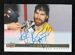 Ray Bourque [Autograph] #C-70 Hockey Cards 2020 SP Signature Edition Legends UD Canvas Prices