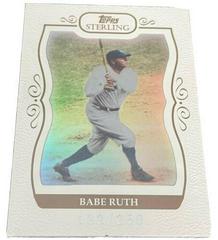 Babe Ruth #5 Baseball Cards 2008 Topps Sterling Prices