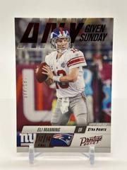 Eli Manning [Red] #6 Football Cards 2022 Panini Prestige Any Given Sunday Prices